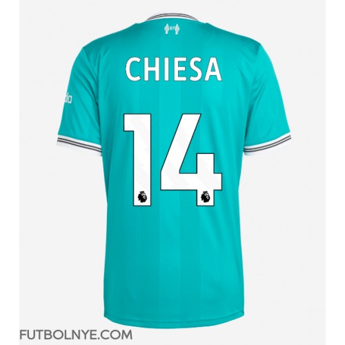 Camiseta Liverpool Federico Chiesa #14 Tercera Equipación 2025-26 manga corta Camiseta Liverpool Federico Chiesa #14 Tercera Equipación 2025-26 manga corta